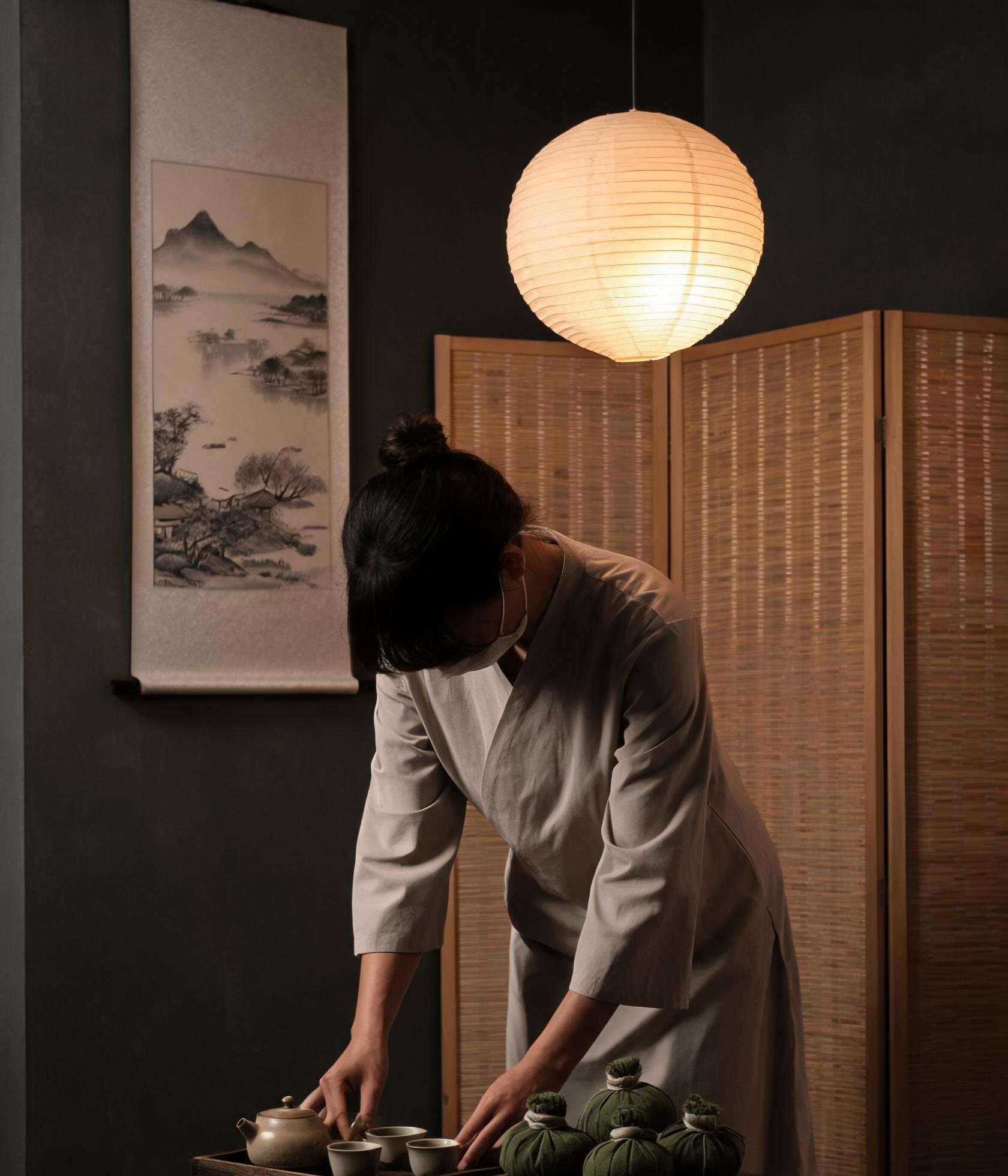 杭州抓龙筋体验馆 理疗师青梧 素色制服